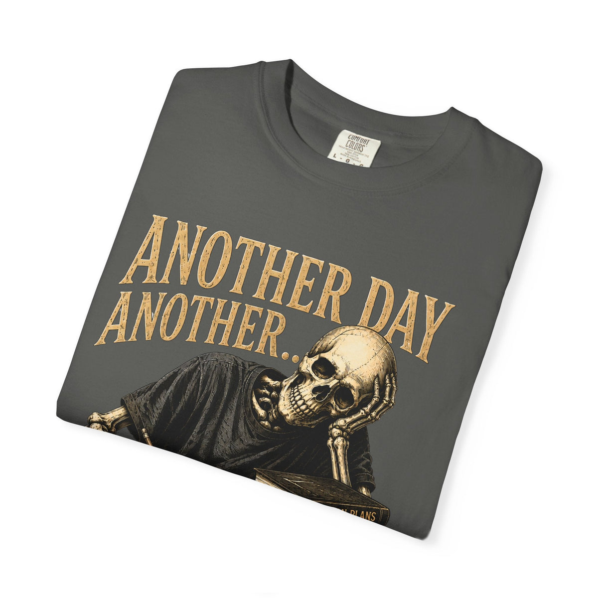 Another Day Another skeleton study tee by DESMINE