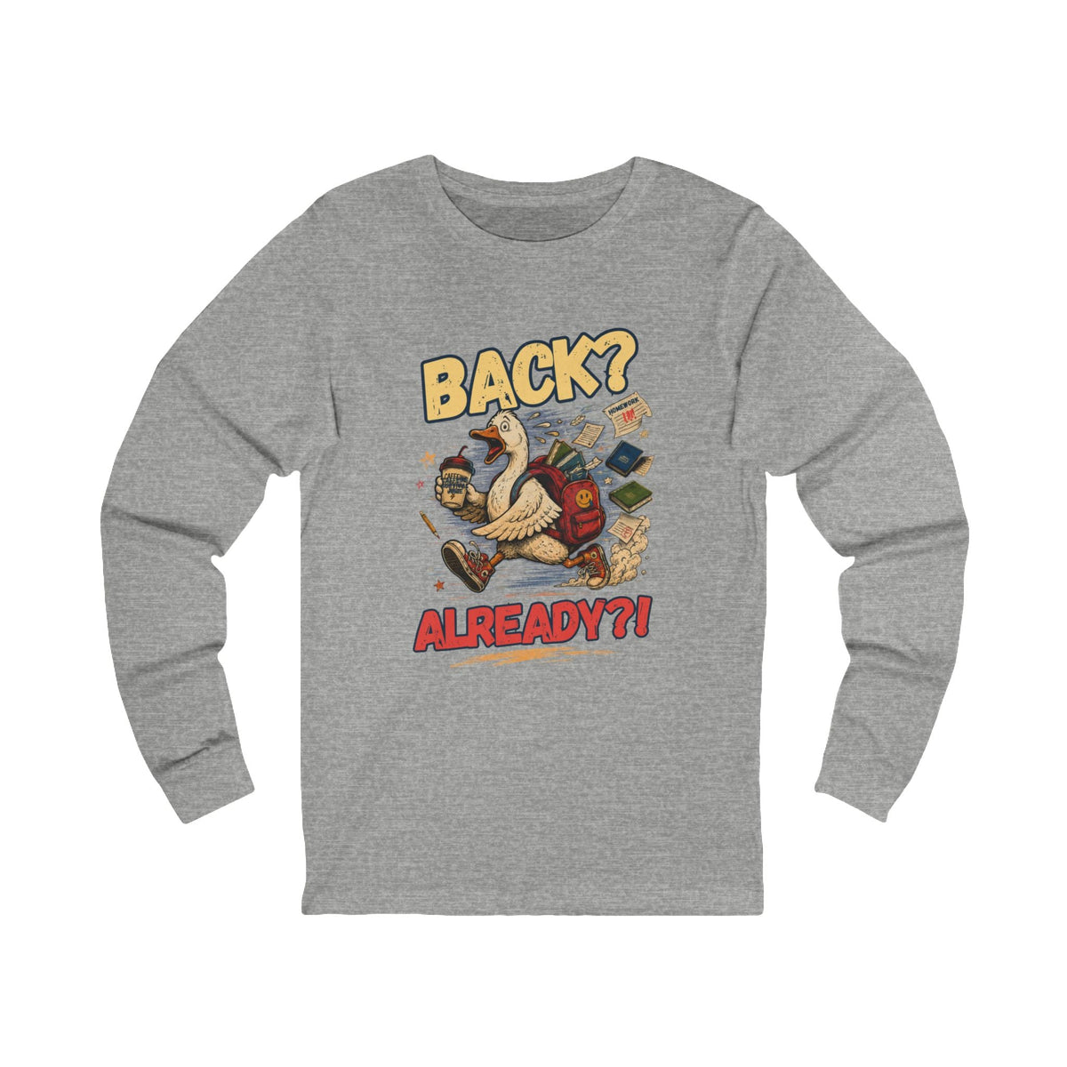 Back? Already?! goose illustration tee by DESMINE