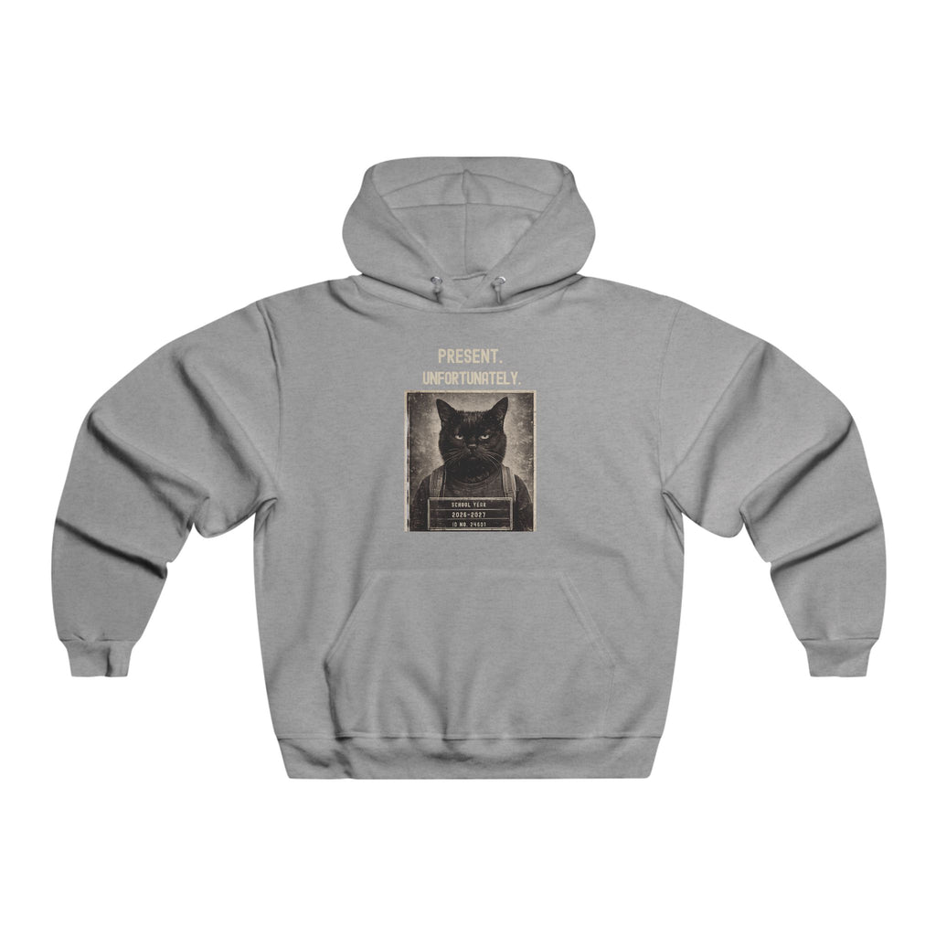Vintage Black Cat Wanted Poster Hoodie | Present graphic sweatshirt