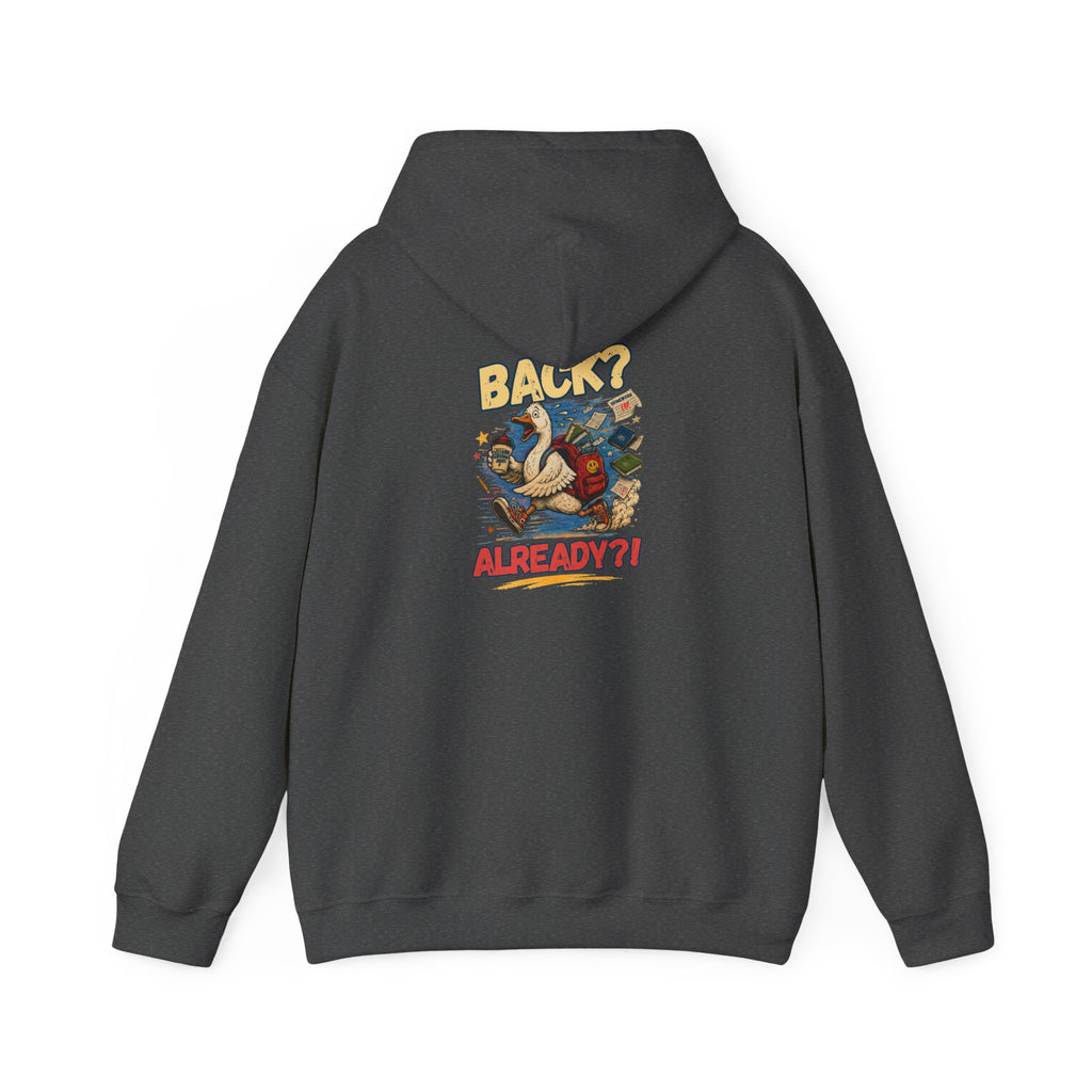 Back? Already? retro cartoon character Hoodie | vintage poster graphic sweatshirt