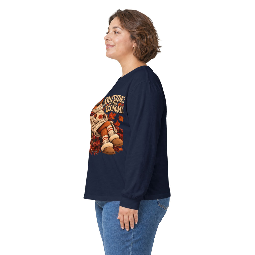 Outside Economy Squirrel Autumn Long Sleeve Tee