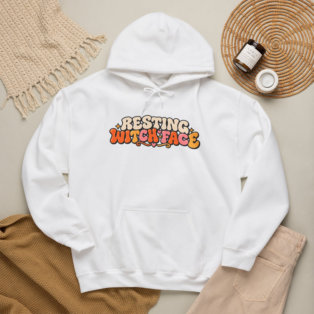 Resting Witch Face Halloween Hoodie