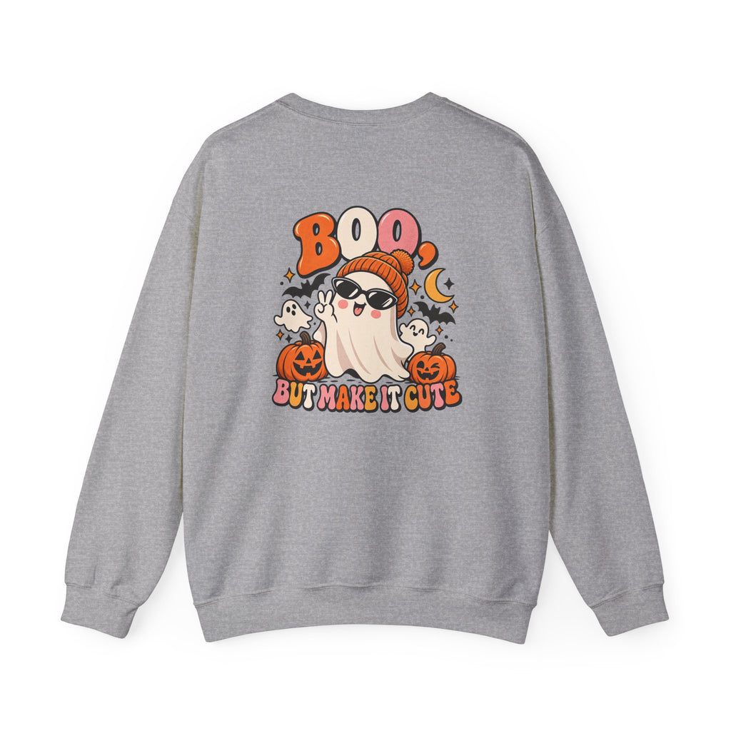 Boo But Make It Cute Halloween Crewneck Sweatshirt