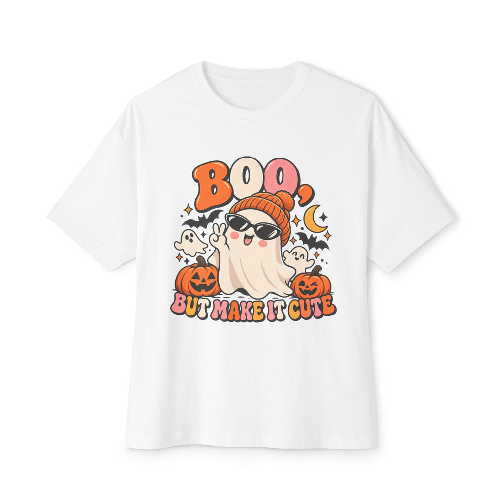 Boo But Make It Cute Halloween Oversized Boxy Tee