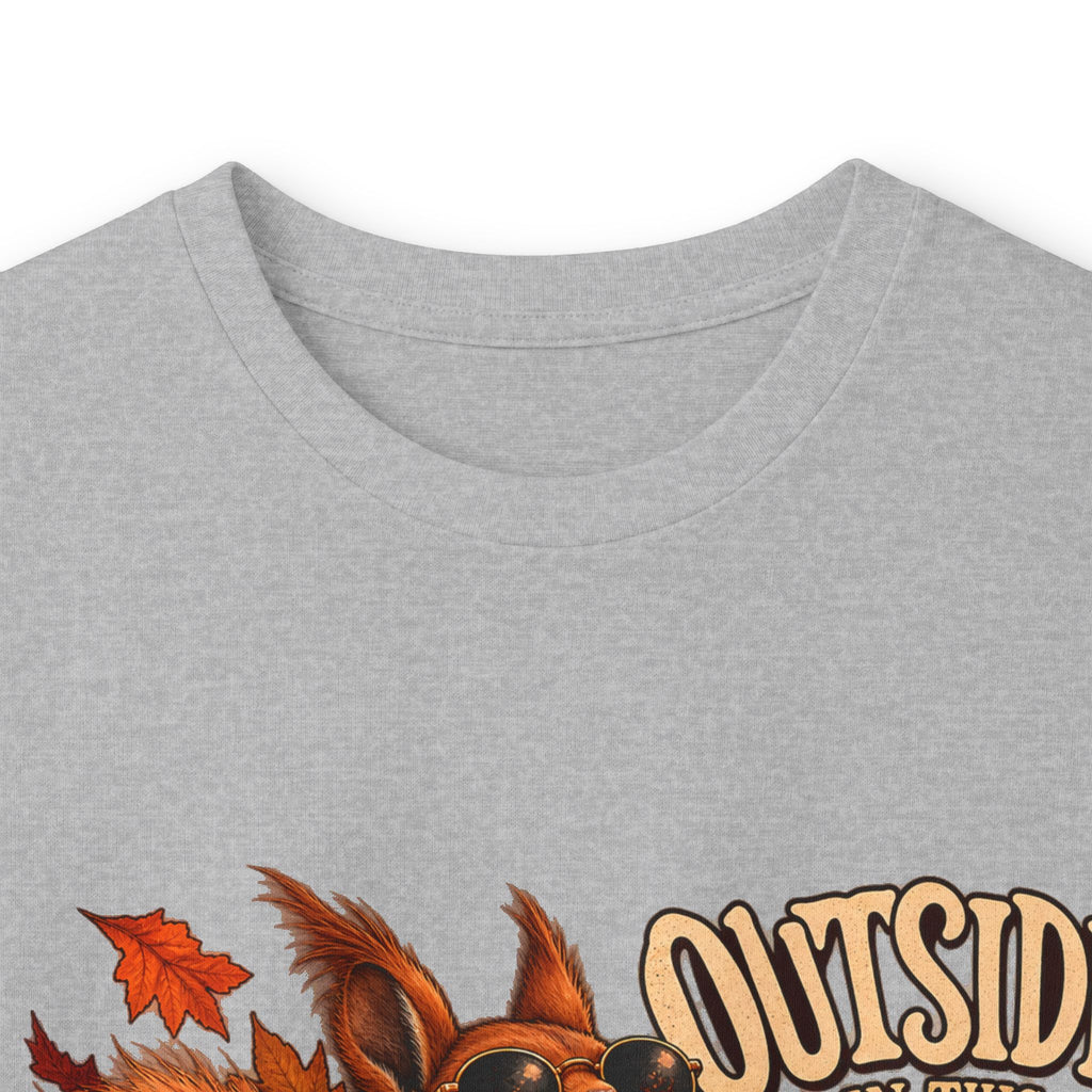Outside Economy Squirrel Autumn Long Sleeve Tee