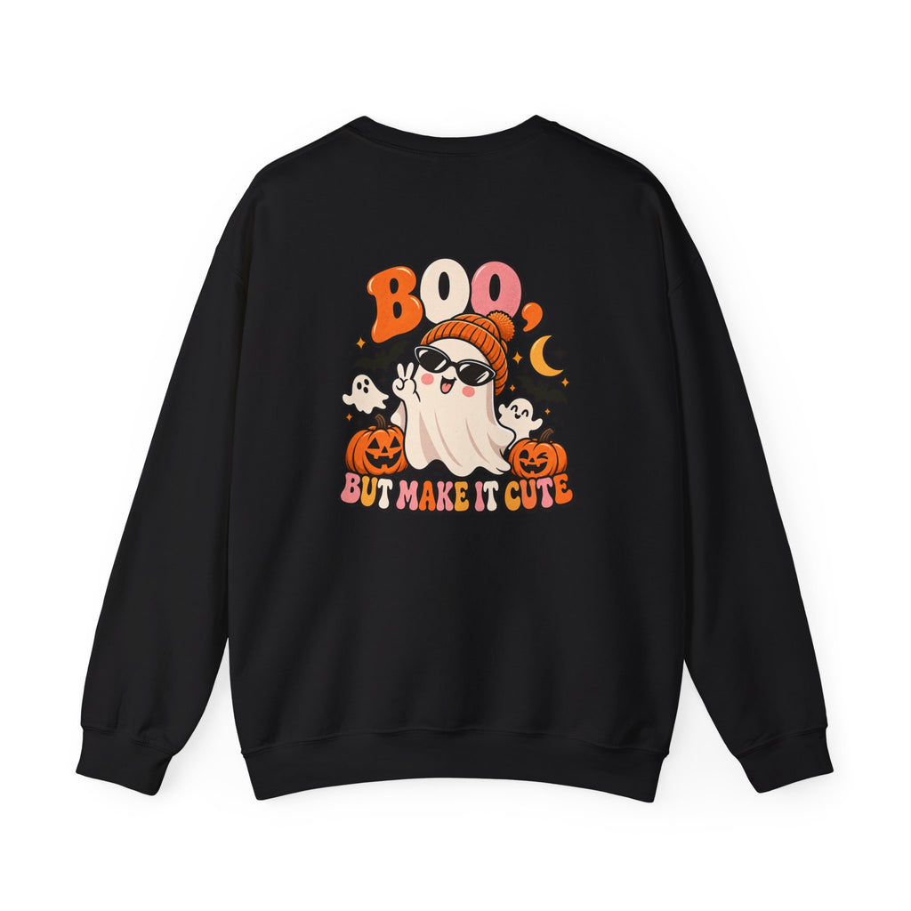 Boo But Make It Cute Halloween Crewneck Sweatshirt