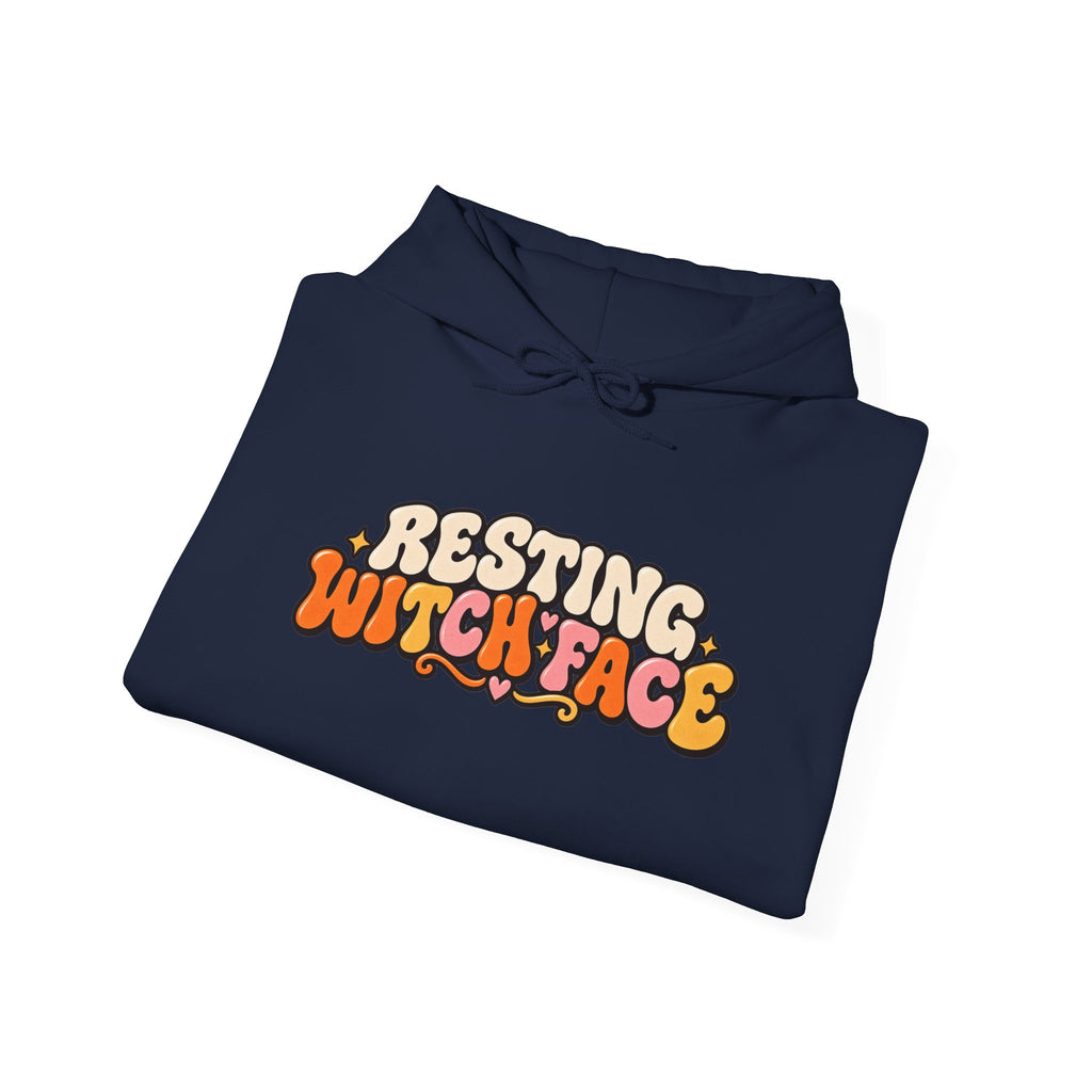 Resting Witch Face Halloween Hoodie