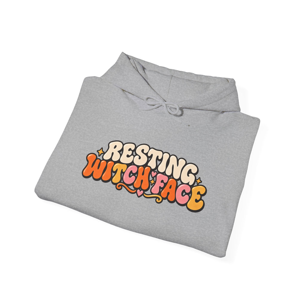 Resting Witch Face Halloween Hoodie