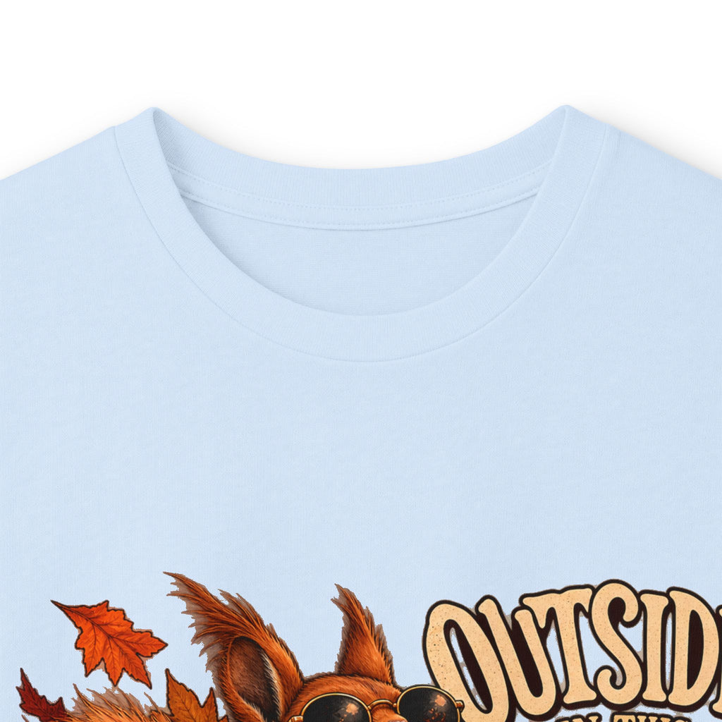 Outside Economy Squirrel Autumn Long Sleeve Tee