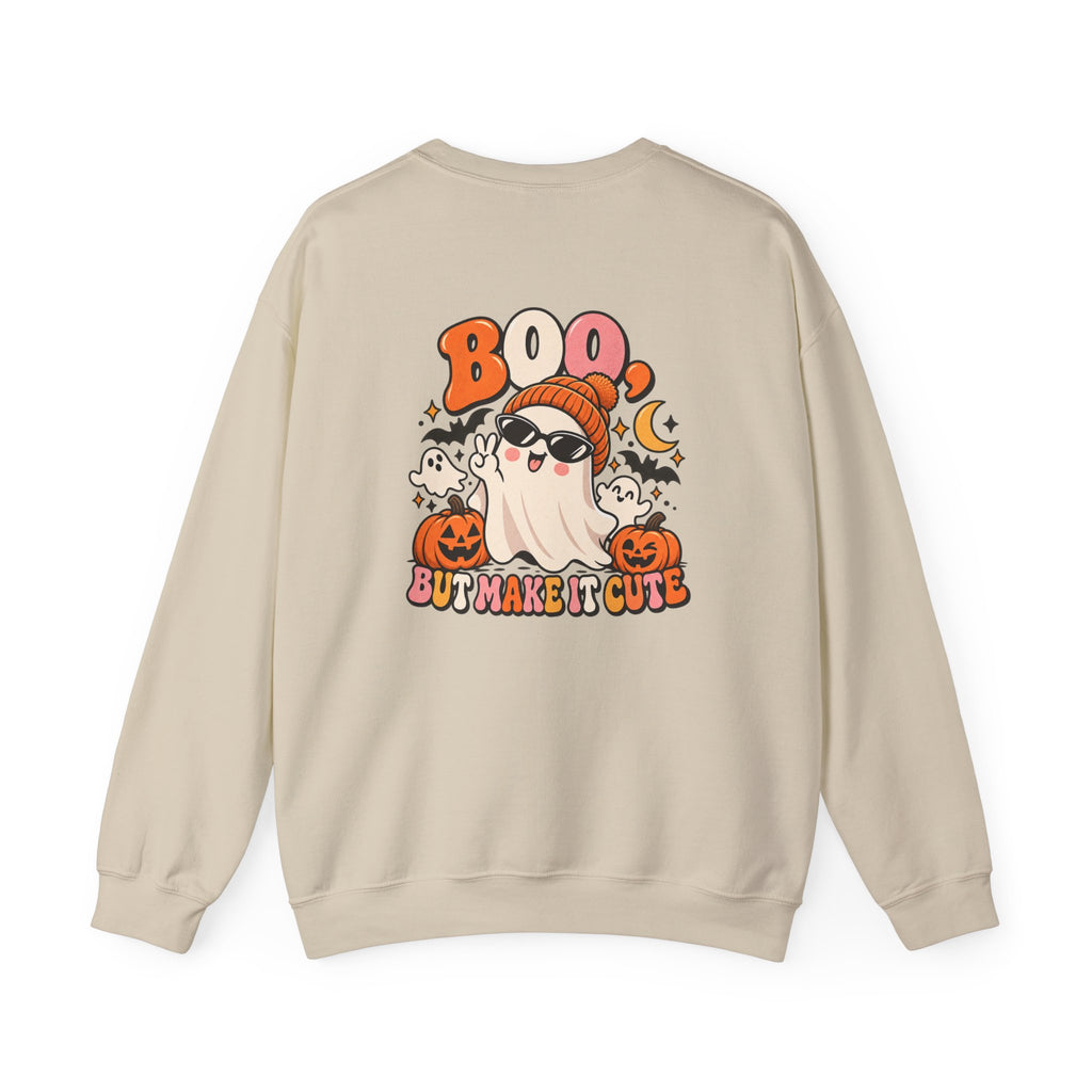 Boo But Make It Cute Halloween Crewneck Sweatshirt