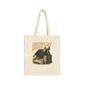 Another Day Another... skeleton reading Tote Bag | vintage skull illustration