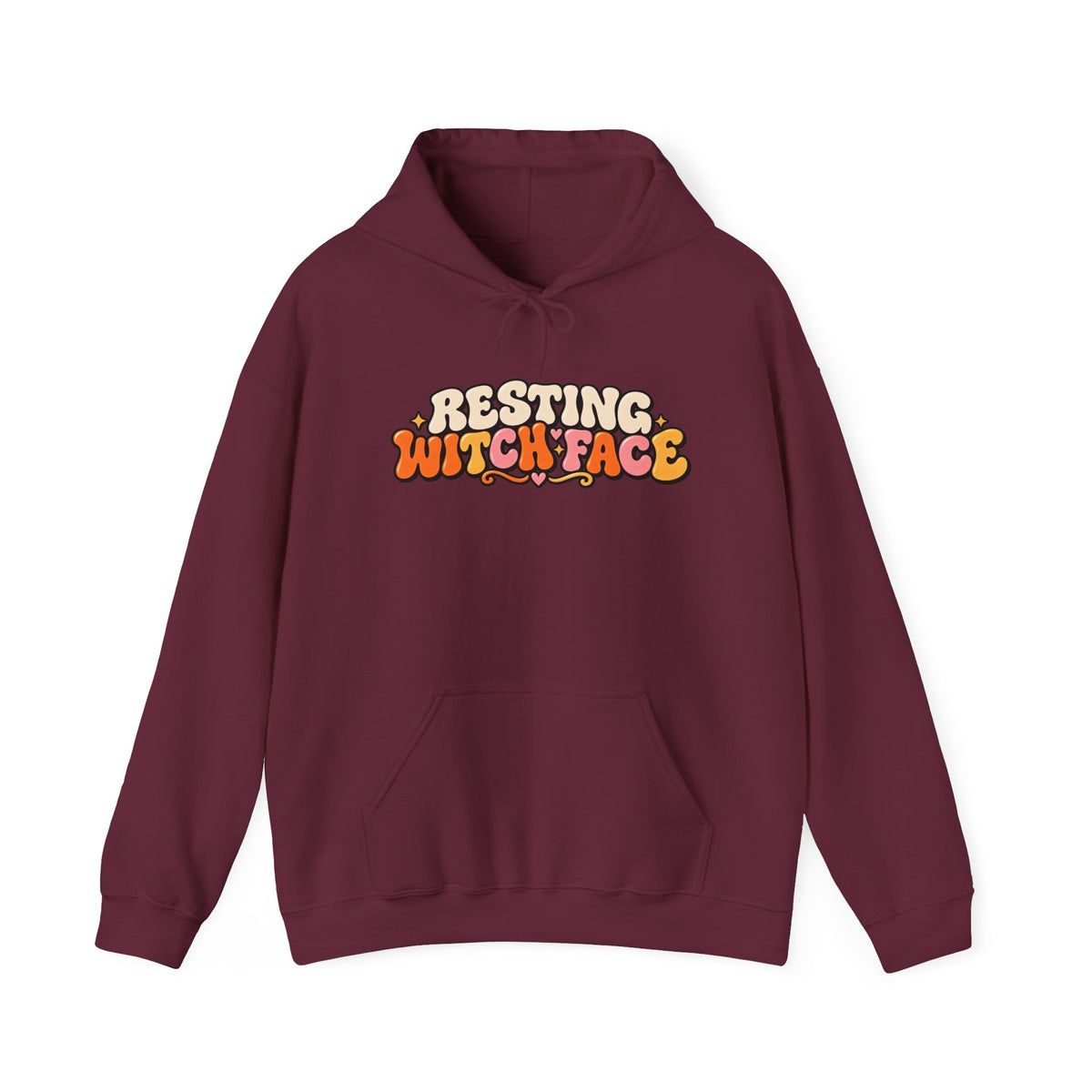 Resting Witch Face Halloween Hoodie