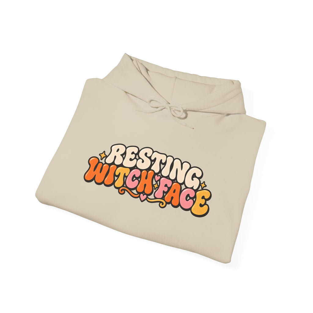Resting Witch Face Halloween Hoodie