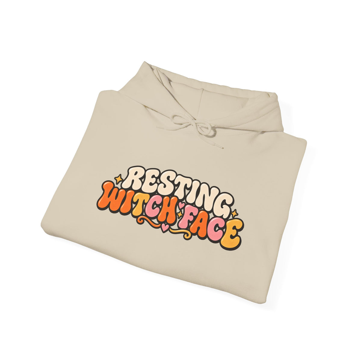 Resting Witch Face Halloween Hoodie