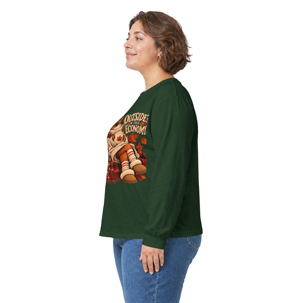 Outside Economy Squirrel Autumn Long Sleeve Tee
