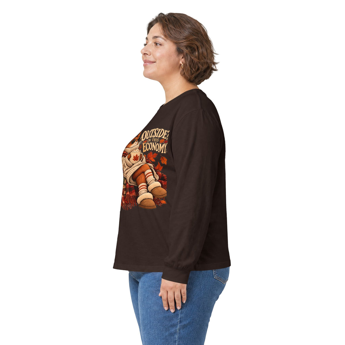Outside Economy Squirrel Autumn Long Sleeve Tee