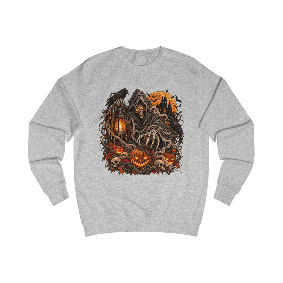 Halloween Horror Pumpkin Reaper Sweatshirt