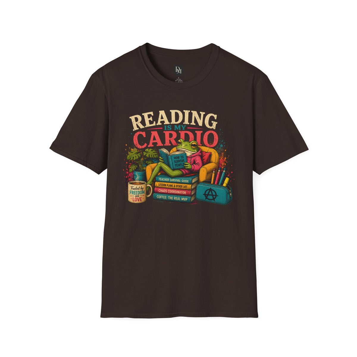 Reading Is My Cardio T-Shirt | Book Lover Tee, Cozy Reading Graphic