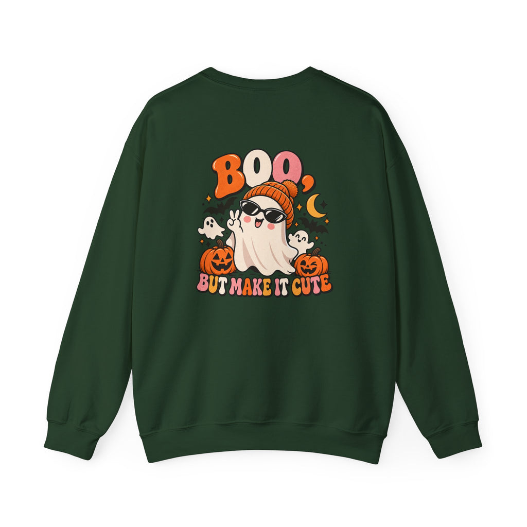 Boo But Make It Cute Halloween Crewneck Sweatshirt