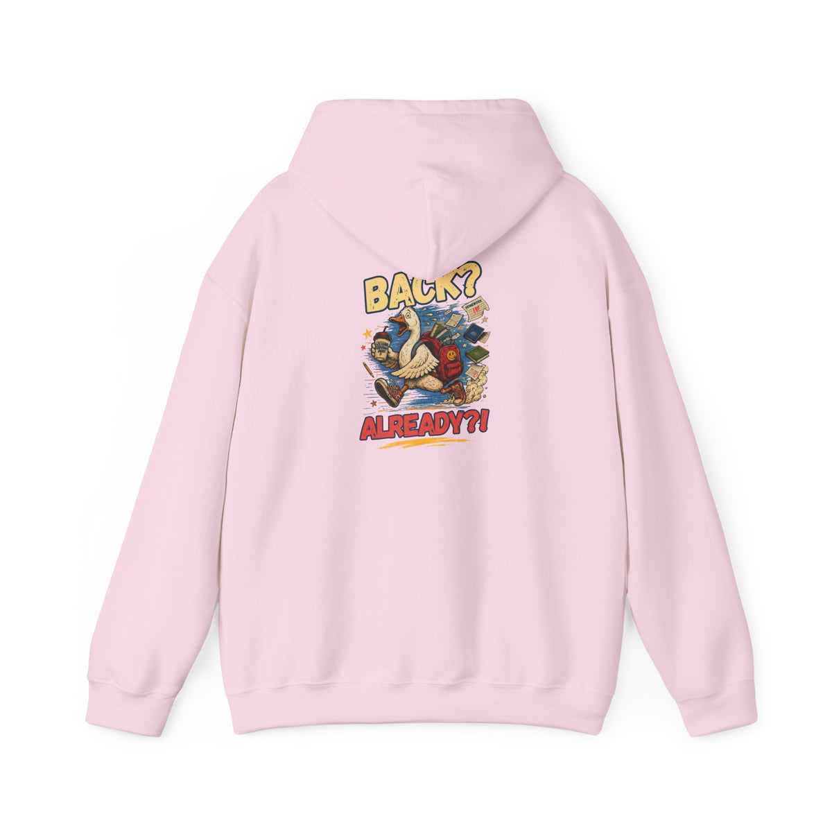 Back? Already? retro cartoon character Hoodie | vintage poster graphic sweatshirt