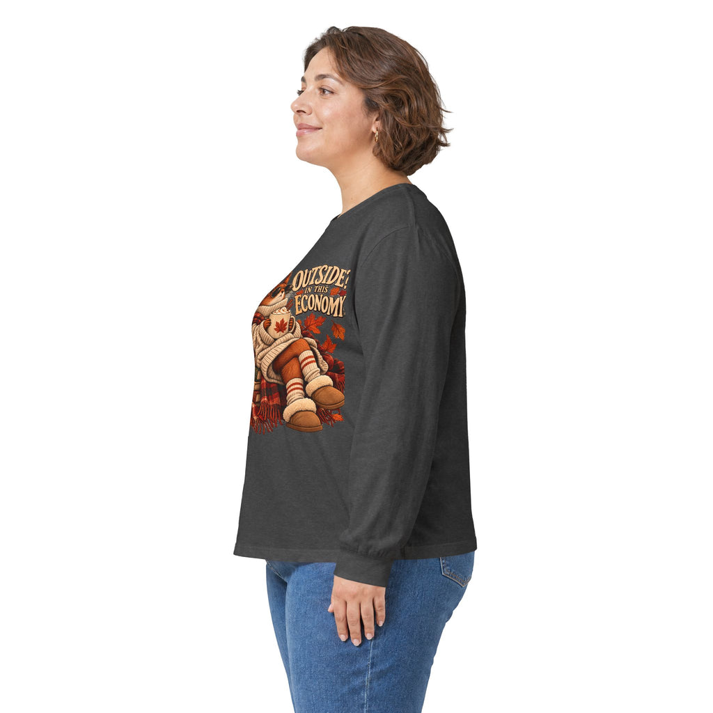 Outside Economy Squirrel Autumn Long Sleeve Tee