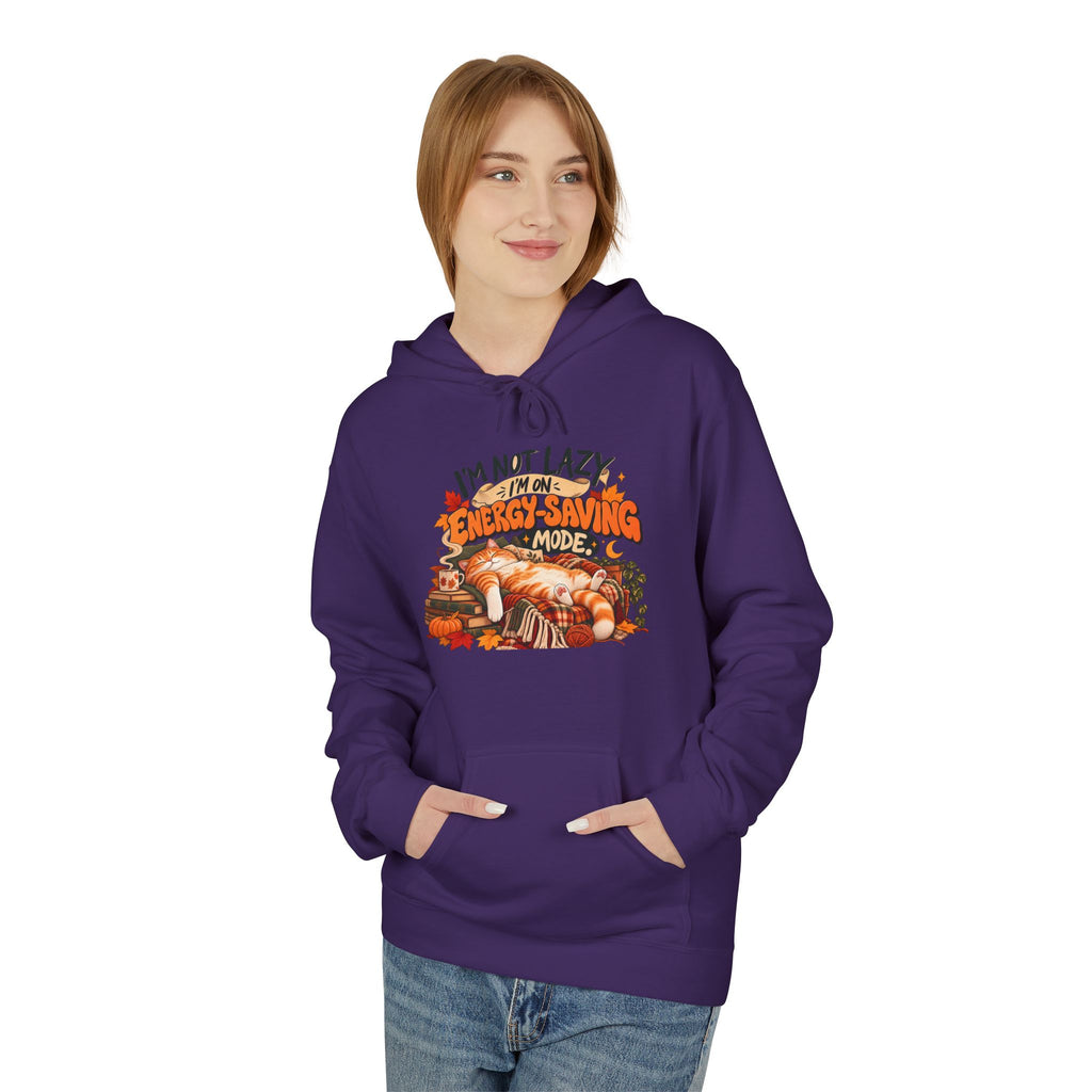 I'm Not Lazy, I'm Just Conserving Energy Funny Slogan Hoodie