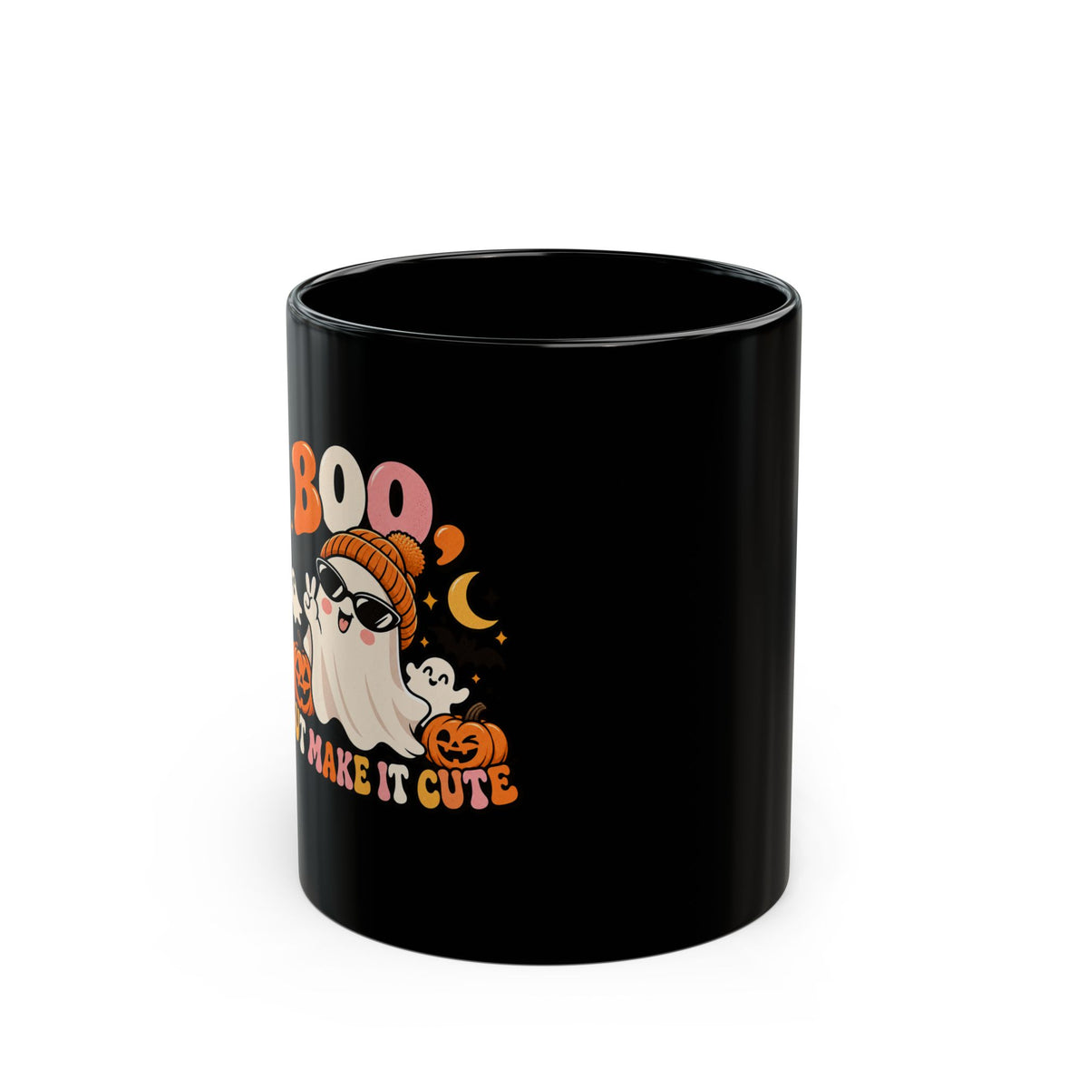 Boo, You Make It Cute Halloween Ghost Mug
