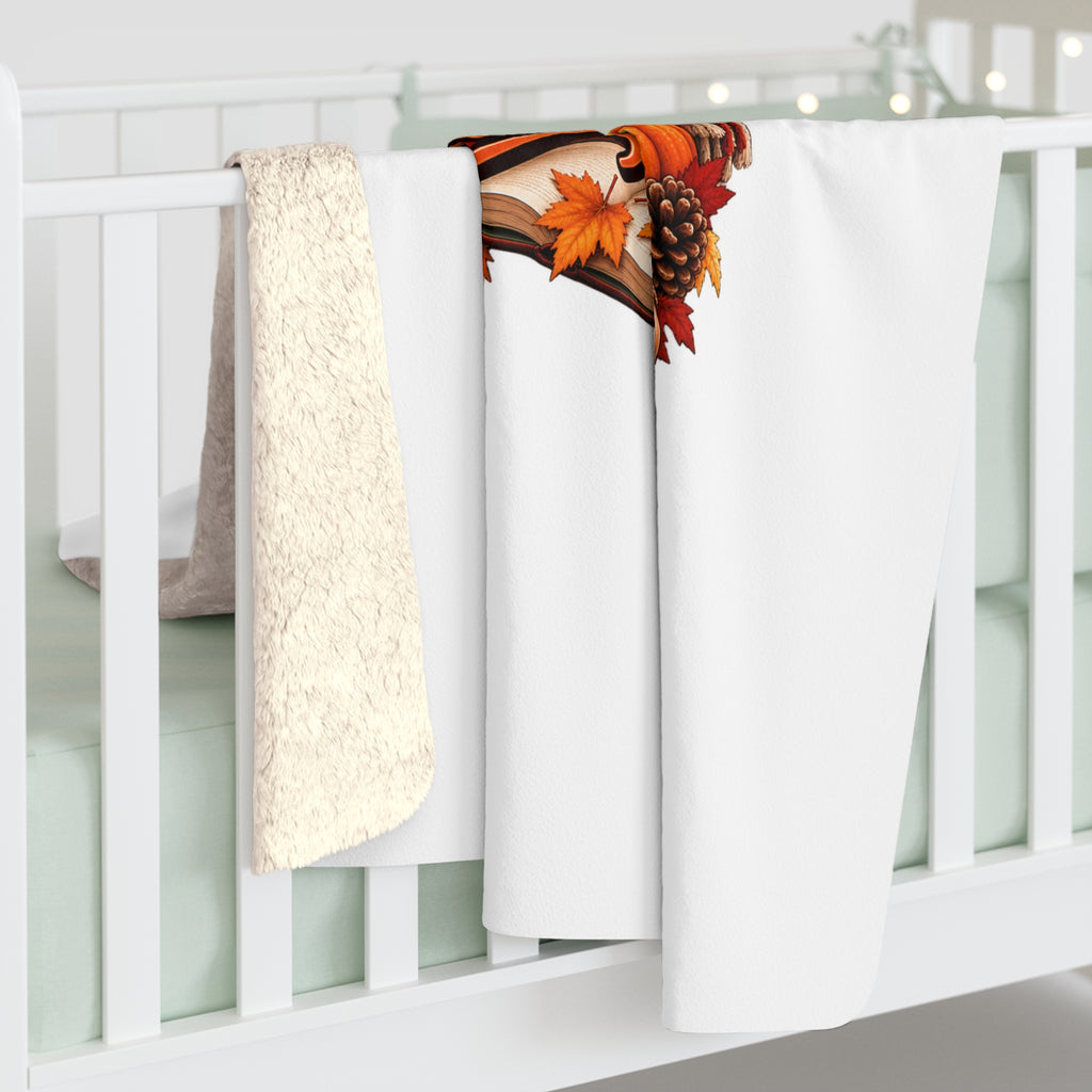 Fall Plans Absolutely Nothing Sherpa Fleece Blanket
