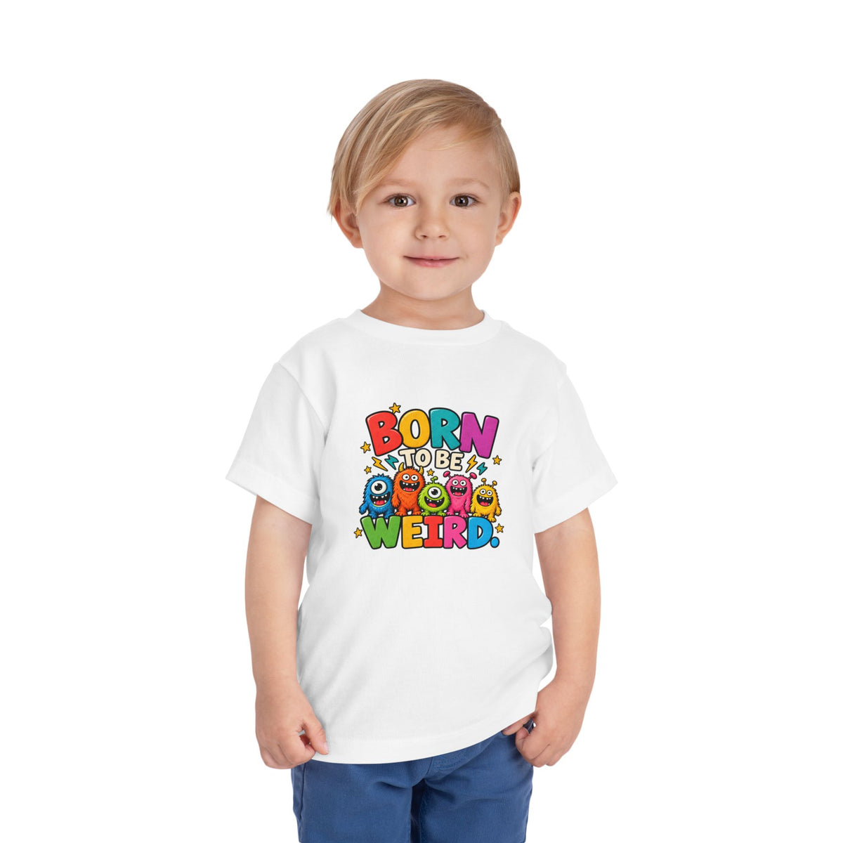 Born to Be Weird Toddler Short Sleeve Tee