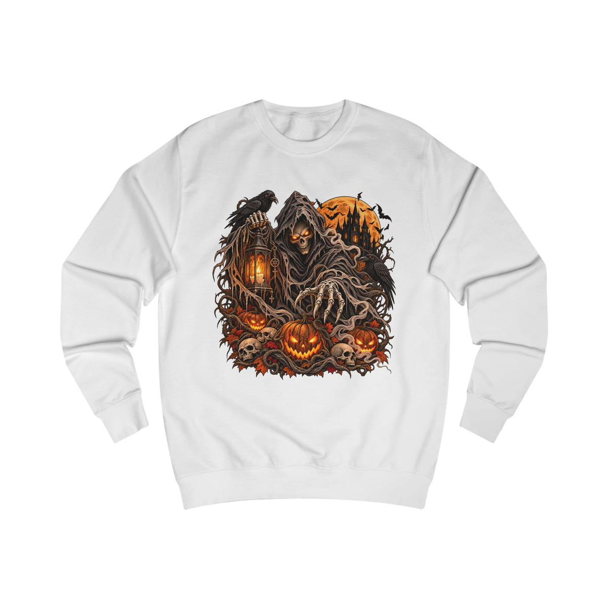 Halloween Horror Pumpkin Reaper Sweatshirt