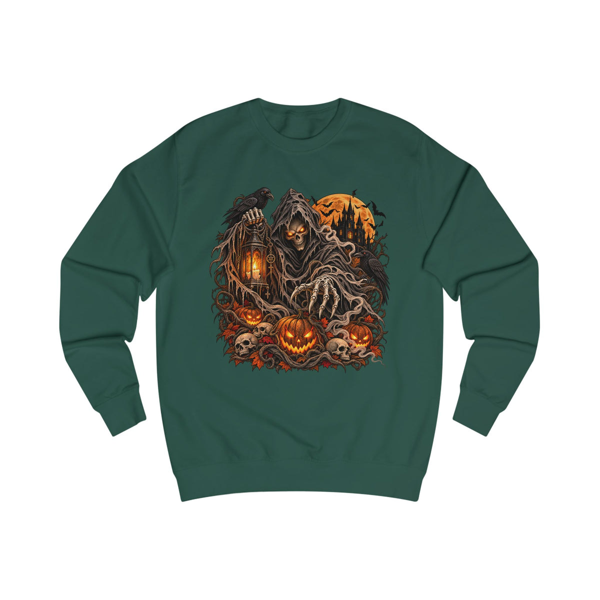 Halloween Horror Pumpkin Reaper Sweatshirt