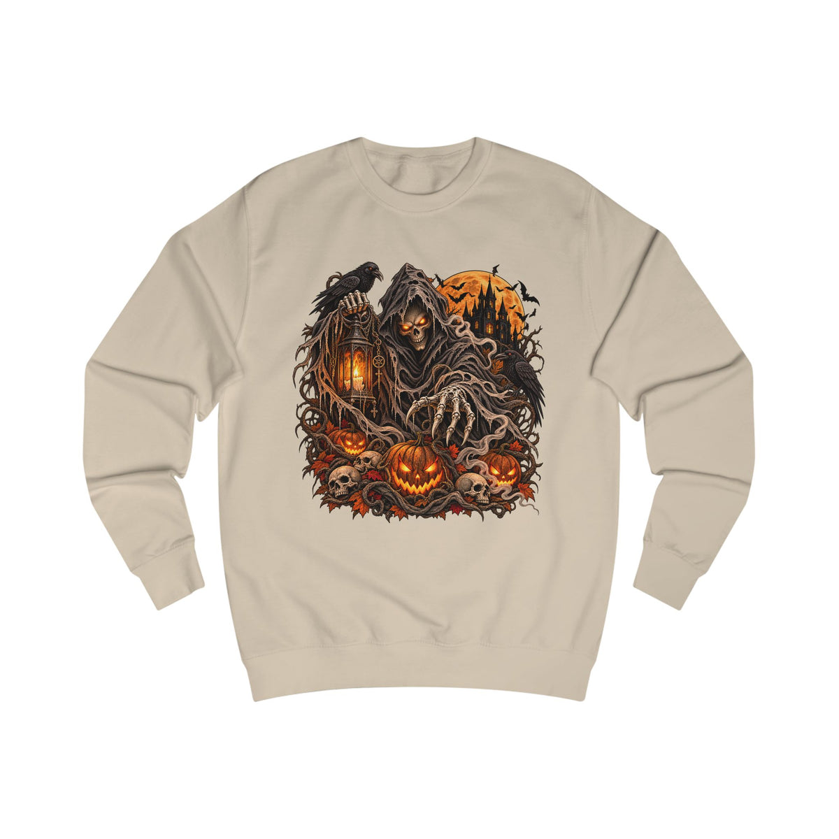 Halloween Horror Pumpkin Reaper Sweatshirt