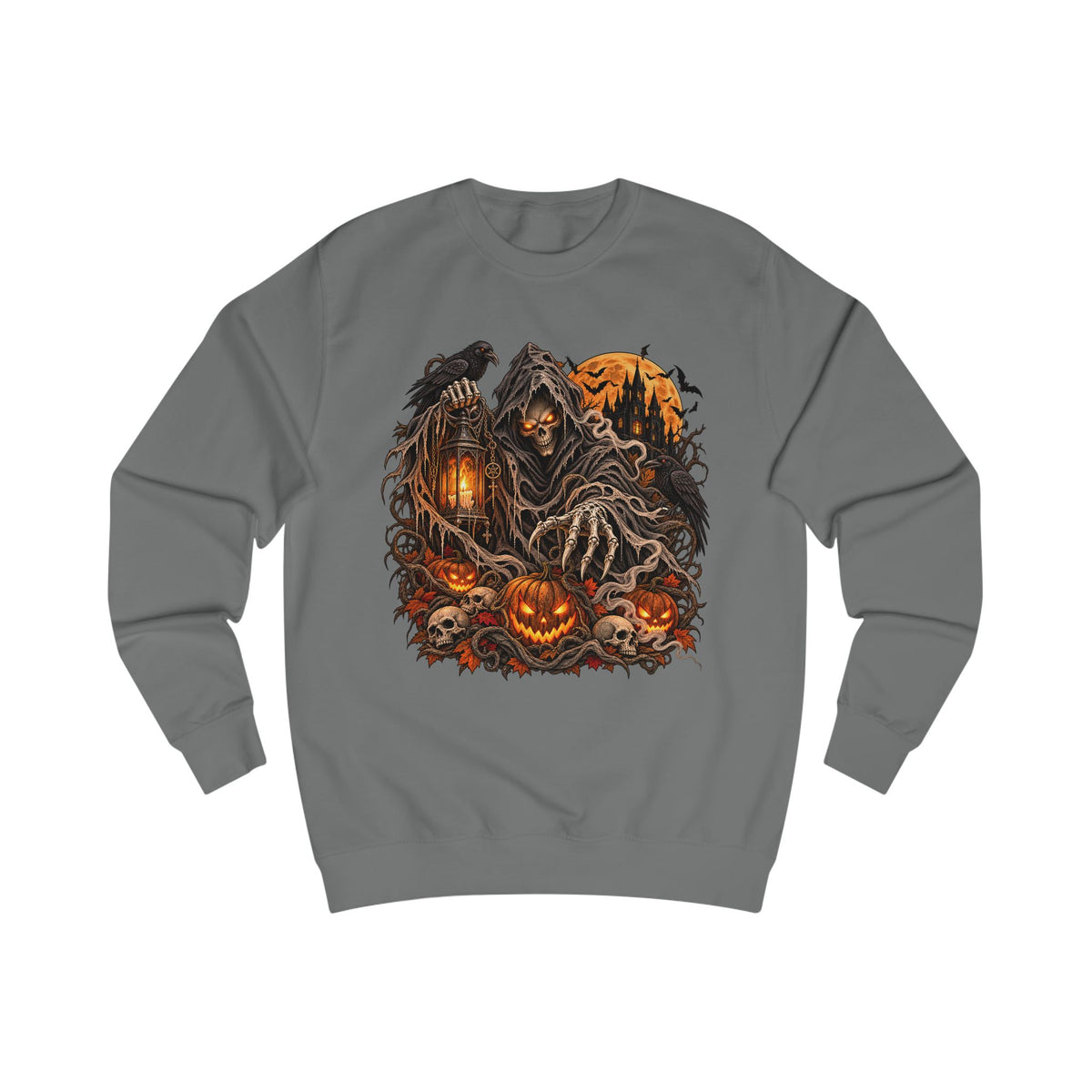 Halloween Horror Pumpkin Reaper Sweatshirt