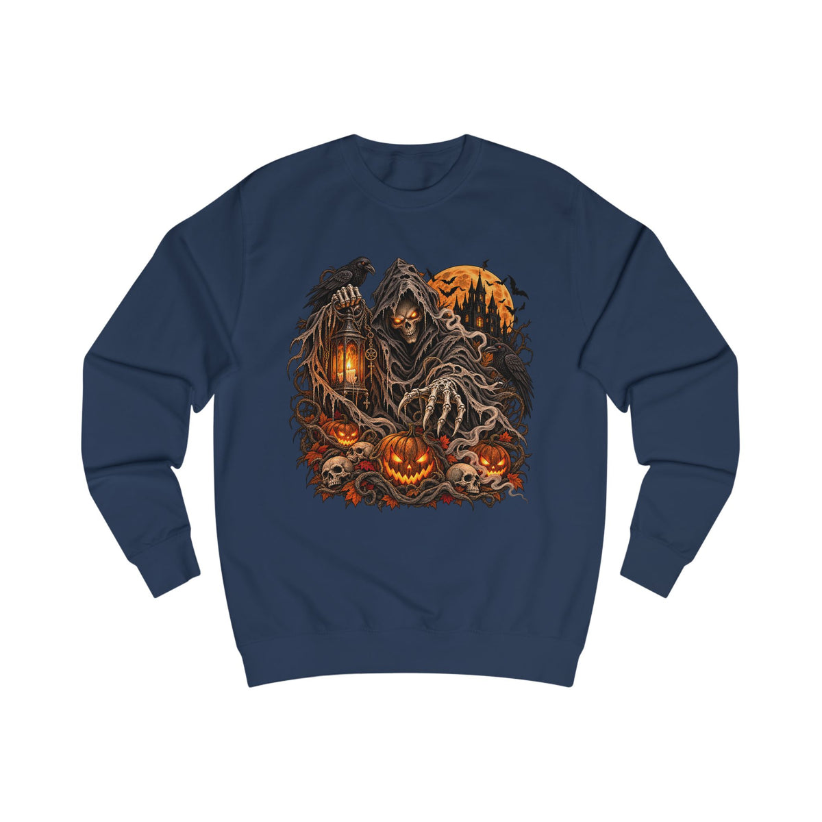 Halloween Horror Pumpkin Reaper Sweatshirt