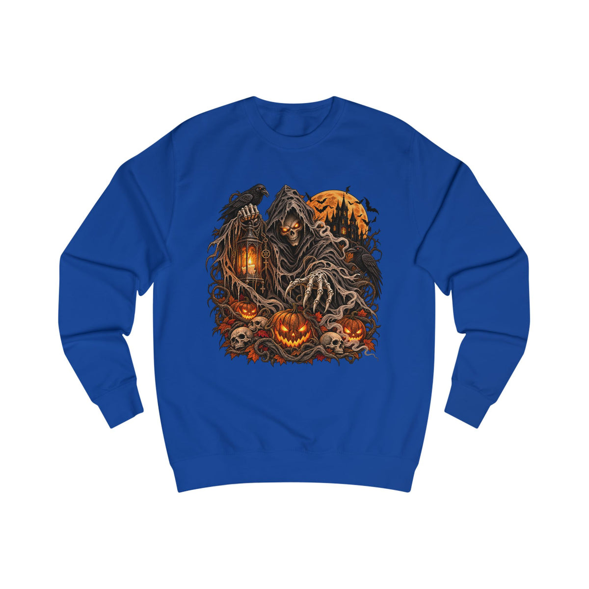 Halloween Horror Pumpkin Reaper Sweatshirt