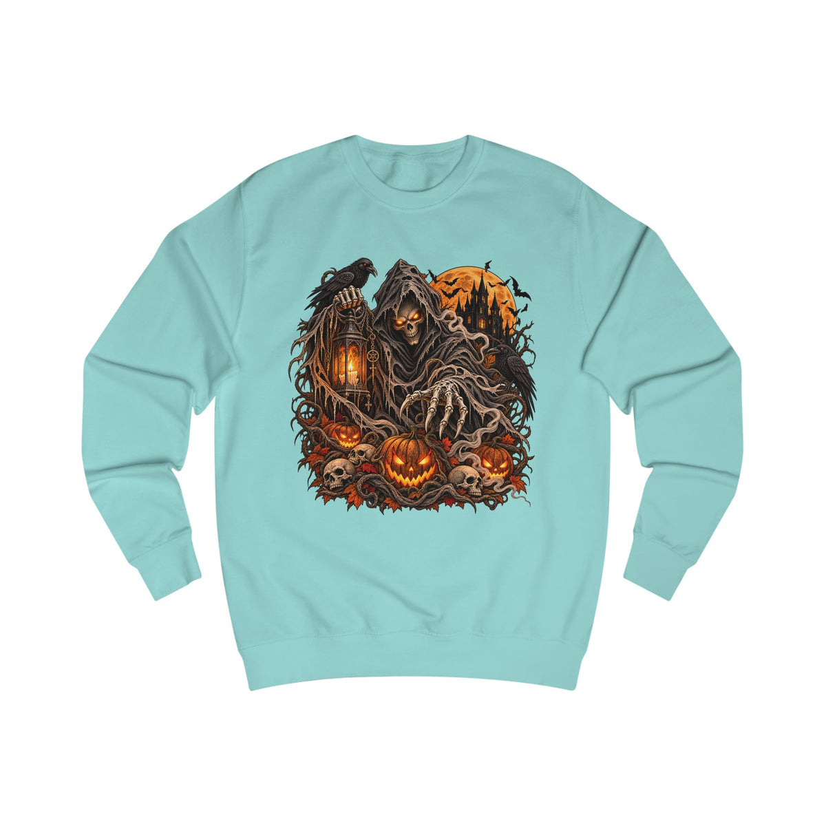Halloween Horror Pumpkin Reaper Sweatshirt