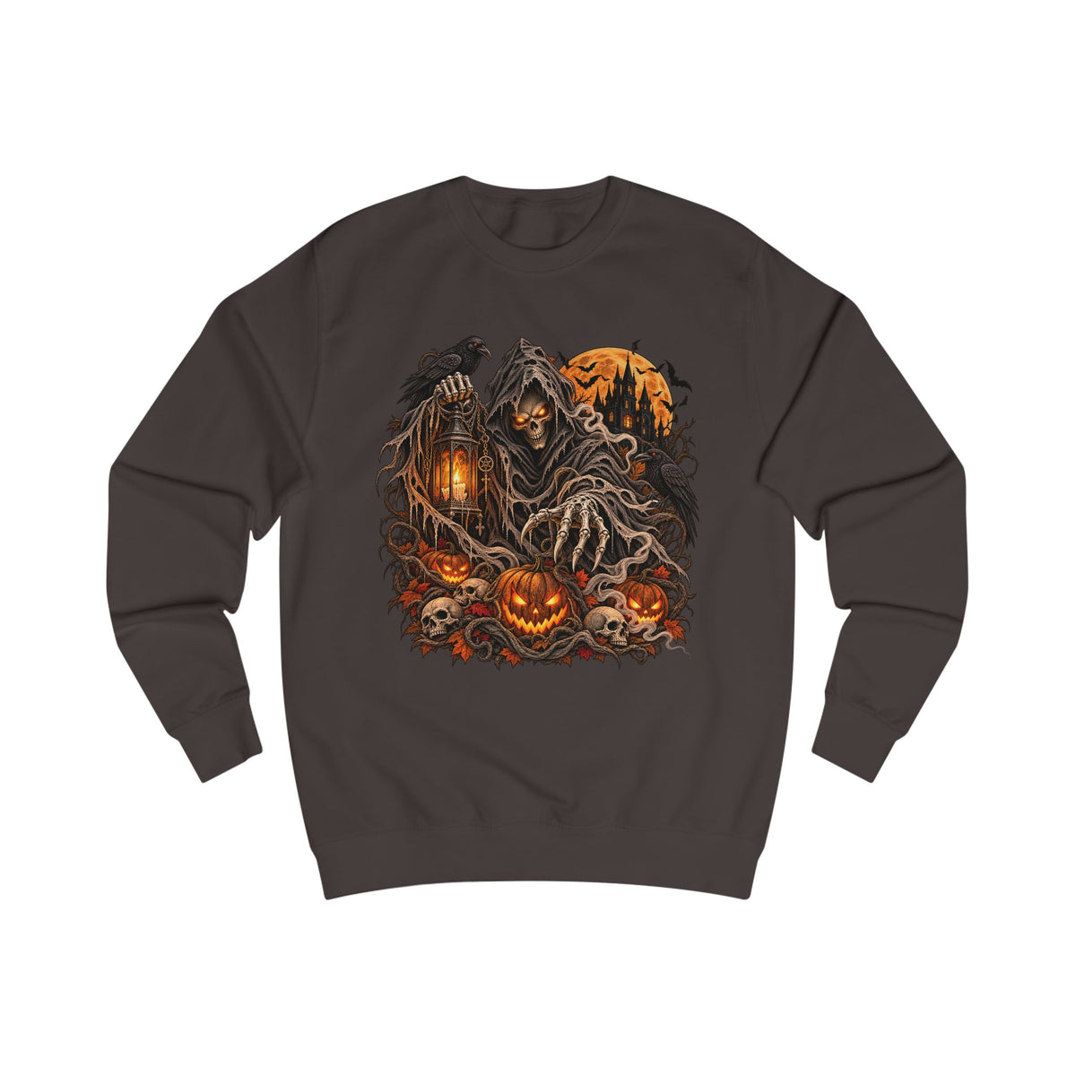 Halloween Horror Pumpkin Reaper Sweatshirt