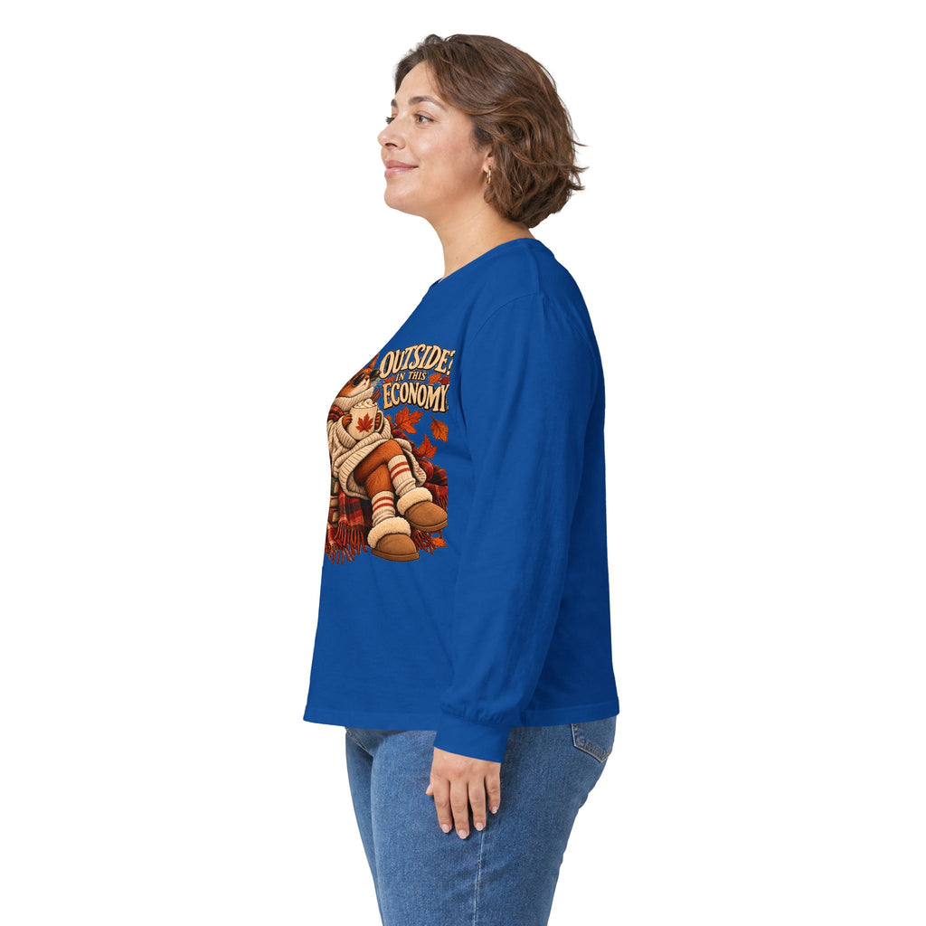 Outside Economy Squirrel Autumn Long Sleeve Tee