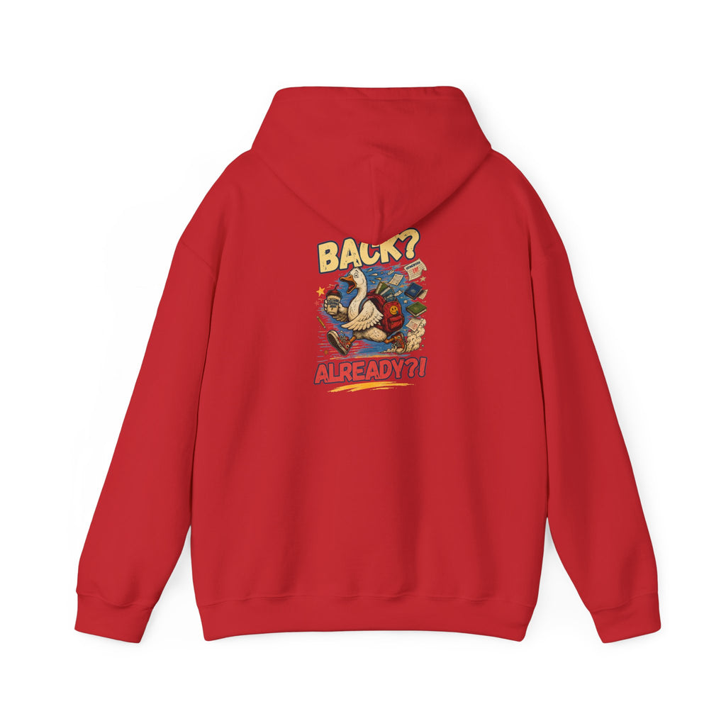 Back? Already? retro cartoon character Hoodie | vintage poster graphic sweatshirt