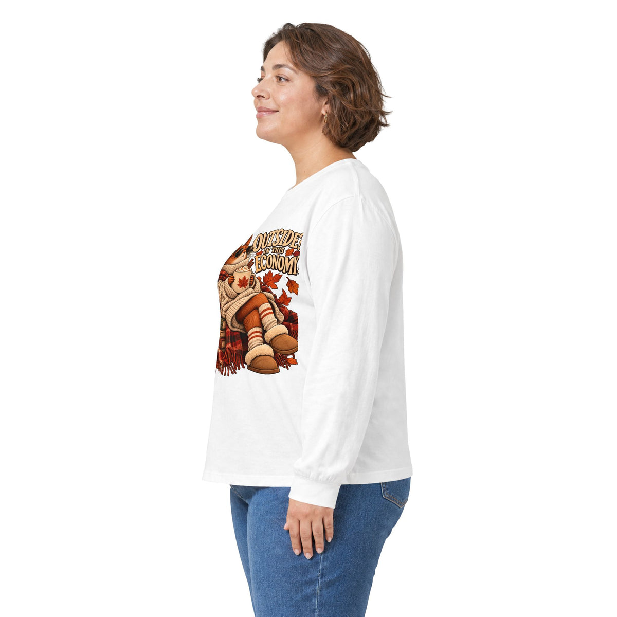 Outside Economy Squirrel Autumn Long Sleeve Tee