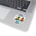 Small Human Big Ideas alien kid sticker | kiss-cut vinyl laptop decal