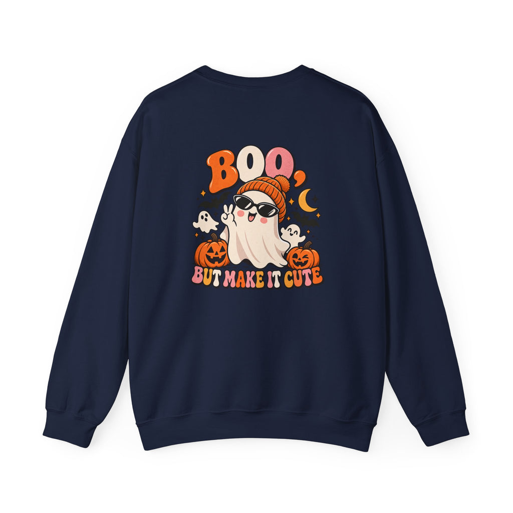 Boo But Make It Cute Halloween Crewneck Sweatshirt