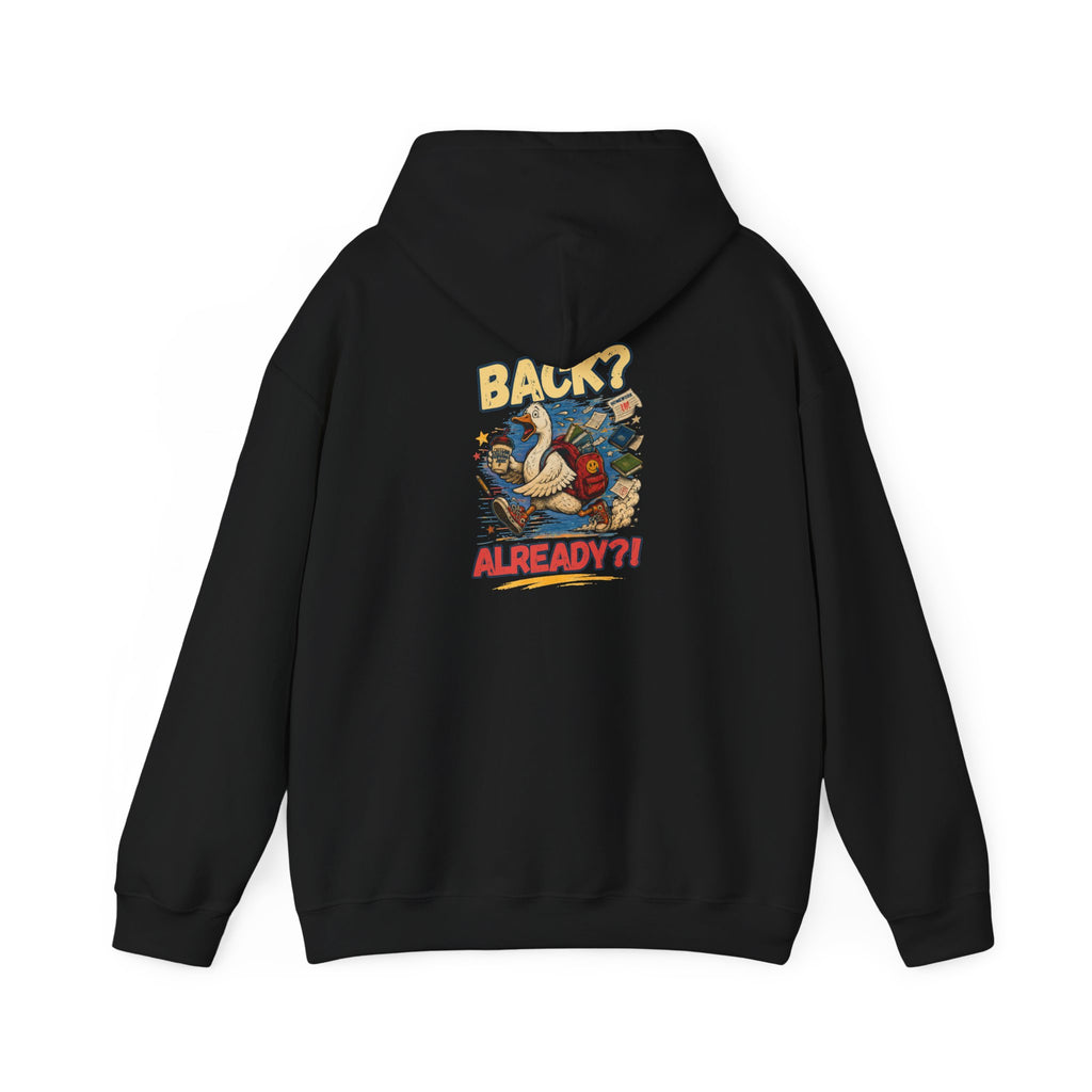 Back? Already? retro cartoon character Hoodie | vintage poster graphic sweatshirt