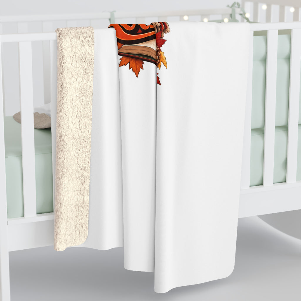 Fall Plans Absolutely Nothing Sherpa Fleece Blanket