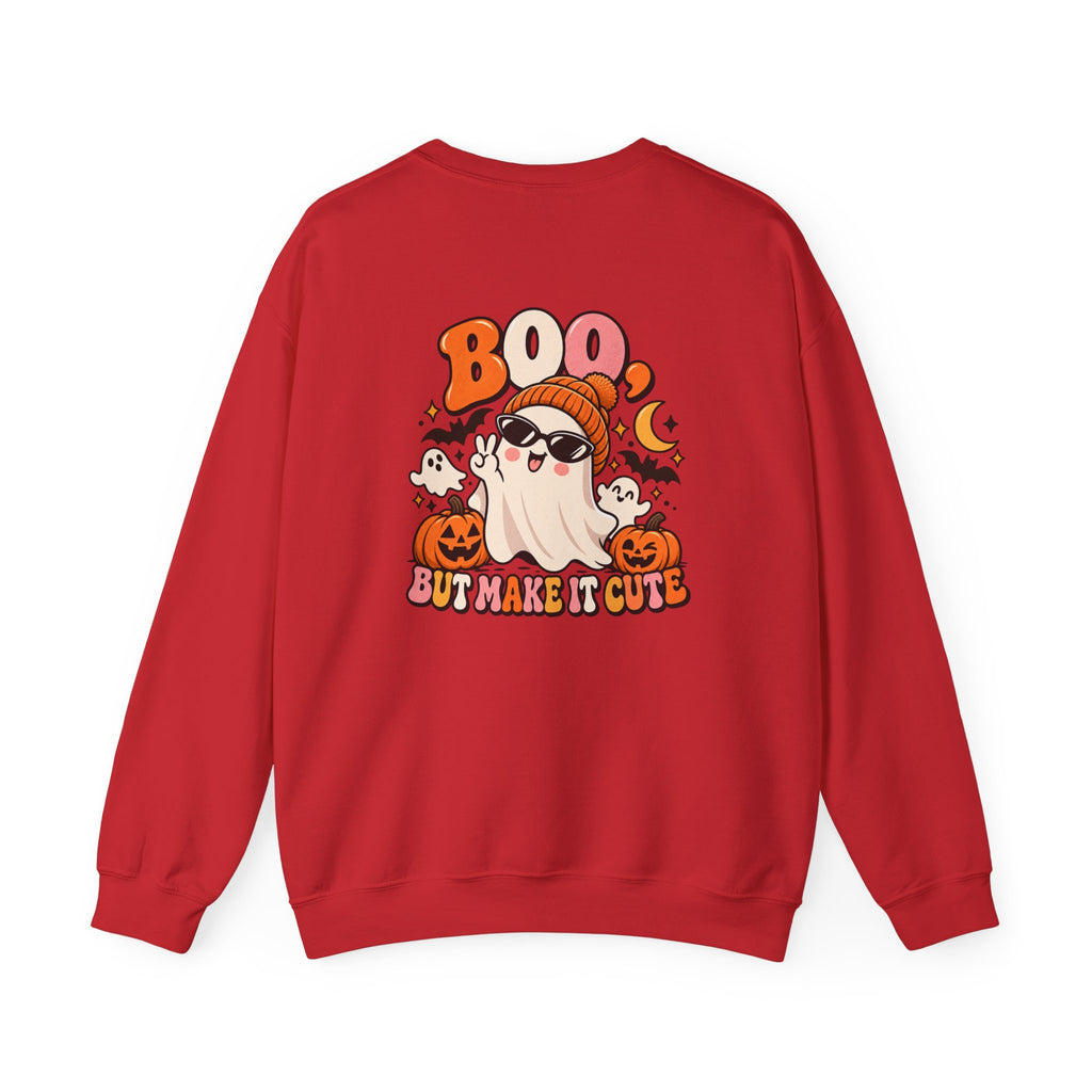Boo But Make It Cute Halloween Crewneck Sweatshirt