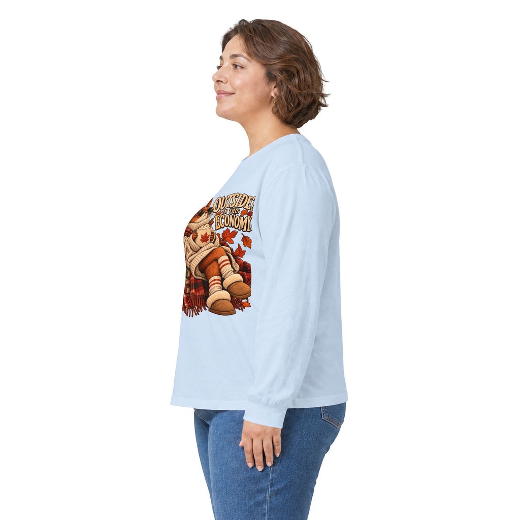 Outside Economy Squirrel Autumn Long Sleeve Tee
