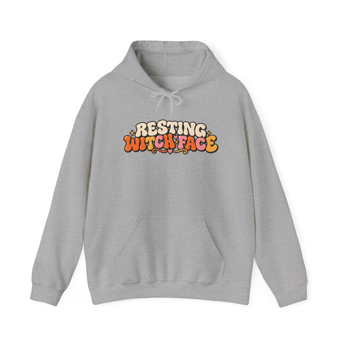 Resting Witch Face Halloween Hoodie