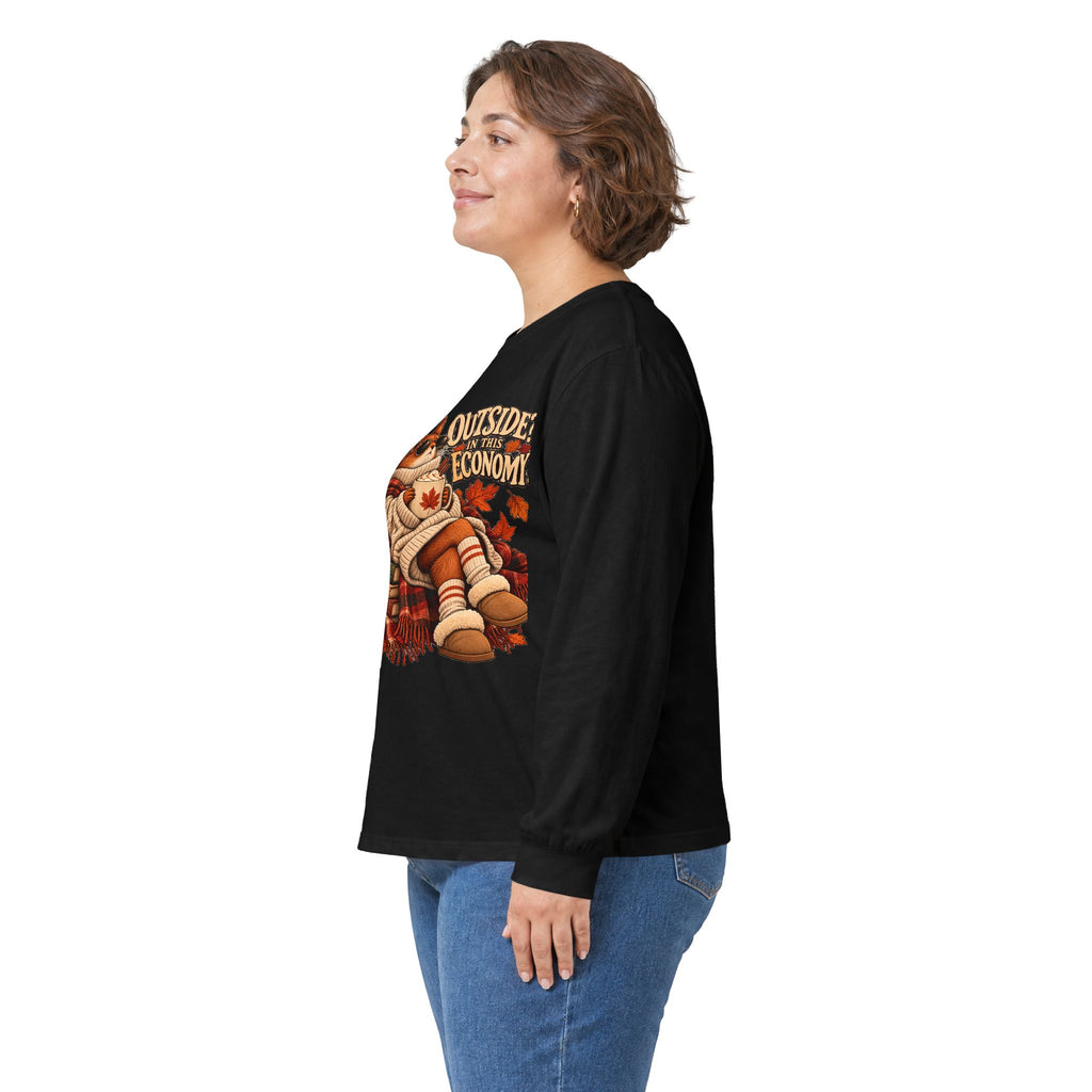 Outside Economy Squirrel Autumn Long Sleeve Tee