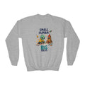 Small Human Big Ideas sweatshirt | Kids Space Alien Rocket crewneck
