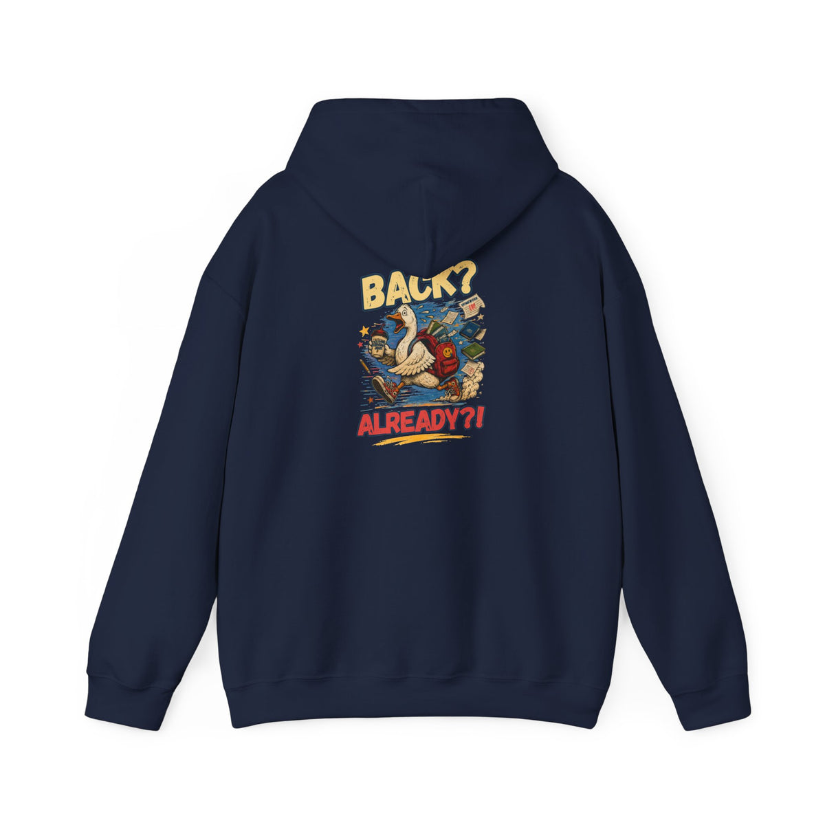 Back? Already? retro cartoon character Hoodie | vintage poster graphic sweatshirt